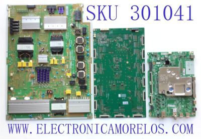 KIT DE TARJETAS PARA TV LG / MAIN EBT66755901 / EAX69580504(1.0) / 66439002 / 33858001 / FUENTE EAY65898701 / LGP75ML-21SP / LED DRIVER EBR33099801 / 3PCR02958A / PANEL NC750MQB-ABKH1 / MODELO 75QNED90UPA.AUDFLJR
